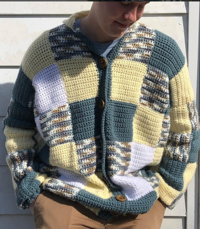 Patchwork Patty Cardigan — Beginner-Friendly Crochet Pattern for